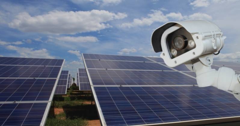 Solar-Powered Security Camera